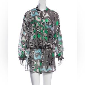 Diane von Furstenberg Sheer dress US 2